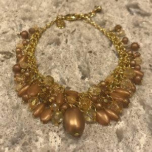 Premier Designs Gold-tone Chain Bracelet w/ Beads